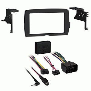 Carxtc Double Din Install Car Stereo Dash Kit for a Aftermarket Radio Fits 2015 Harley Davidson Roadglide Trim Bezel is