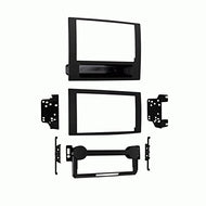 Carxtc Double Din Install Car Stereo Dash Kit for a Aftermarket Radio Fits 2007-2008 Jeep Compass and Patriot and Jeep Caliber Trim Bezel is Painted Matte Black Non Navigation Replacement