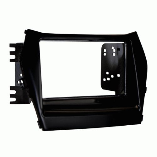 Carxtc Double Din Install Car Stereo Dash Kit for a Aftermarket Radio Fits 2013-2016 Hyundai Santa Fe Trim Bezel is Painted Matte Black Non Navigation Replacement