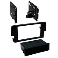 Carxtc Stereo Install Dash Kit Single and Double Din Fits Honda Civic Sport 2017-2018 Black Gloss