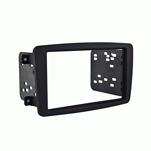 Carxtc Double Din Install Car Stereo Dash Kit for a Aftermarket Radio Fits 2002-2006 Mercedes G-Class Trim Bezel is Painted Matte Black