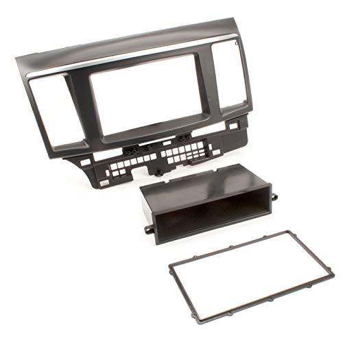 Carxtc Stereo Install Dash Double Din or Single Din Radio Fits Mitsubishi Lancer Evolution 2011-2015