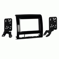 Carxtc Double Din Install Car Stereo Dash Kit for a Aftermarket Radio Fits 2012-2015 Toyota Tacoma W/Matte Black Color Dash Trim Bezel is Painted Matte Black