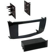 Carxtc Stereo Install Dash Double Din or Single Din Radio Fits Nissan Sentra 2013-2017 Painted Gloss Black