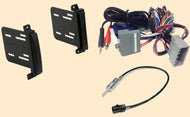 Radio Stereo Install Double Din Dash Kit + Steering control wiring + canbus wire harness + antenna adapter for a Dodge Durango 2011 2012 2013 and Jeep Grand Cherokee (11 12 13)