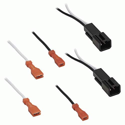 Carxtc Speaker Connection Plugs for Replacing Factory Front Door 6.5 Inch Speakers. Fits Dodge Caravan, Grand Caravan 2001-2001