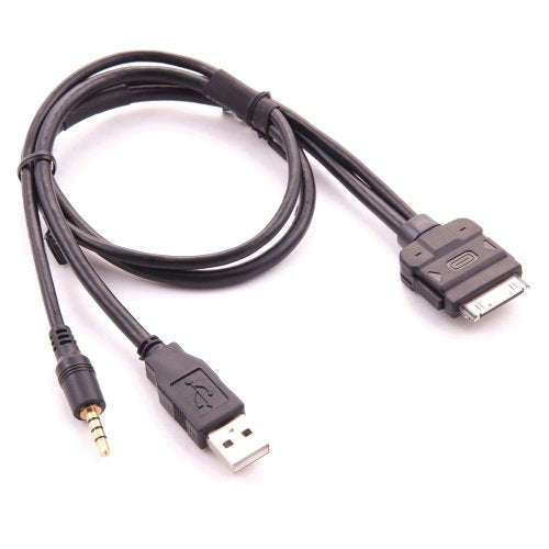 PAC IC-KENUSB302V USB and Audio/Video Connection Cable for Select Kenwood Multimedia Stereos