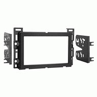 Carxtc Double Din Install Car Stereo Dash Kit for a Aftermarket Radio Fits 2005-2006 Chevy Equinox Trim Bezel is Painted Matte Black T