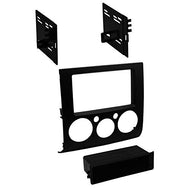 Carxtc Stereo Install Dash Double Din or Single Din Radio Fits Mitsubishi Galant 2004-2012 Only Fits if Have Manual Climate Controls Painted Black