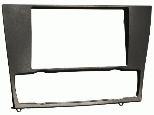 Carxtc Double Din Install Car Stereo Dash Kit for a Aftermarket Radio Fits 2012-2013 BMW 3 Series Coupe, Convertible, Wagon Trim Bezel is Painted Matte Black Non Navigation Replacement