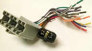 Reverse wire harness - Replaces factory cut harness plugs into the Factory radio from a CHEVROLET BLAZER (Full Size) ( 1988 - 1991 ) , CAVALIER ( 1982 - 1987 ) , CITATION II ( 1985 ) ..