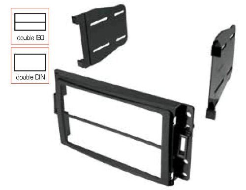 Stereo Install Double Din Dash kit Terraza (2005 2006 2007 05 06 07) -- Corvette (2005 2006 2007 2008 2009 2010 08 09 10) -- Uplander (2005 2006 2007 2008) -- Hummer H3 2005-09 -- Montana SV6 (w/ Onstar) 2005 - 2006 -- Saturn Relay 2005-2007