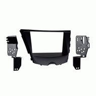 Carxtc Double Din Install Car Stereo Dash Kit for a Aftermarket Radio Fits 2016-2017 Hyundai Veloster Trim Bezel is Painted Matte Black