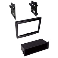 Carxtc Stereo Install Dash Double Din or Single Din Radio Fits Porsche 911 2005-2011 - Painted Black
