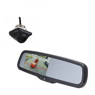 EchoMaster K043TM FORD TRANSIT Reverse Camera KIT WITH LIP MOUNT CAMERA (PCAM-110-N) and 4.3 inch REAR CAMERA DISPLAY MIRROR (PMM-43-FTM-PL)