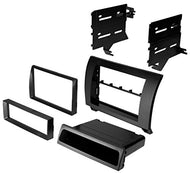 American International TOY-K967 2007 2008 2009 Toyota Tundra Matte Black DIN with Pocket & Double DIN Radio Dash Install Mounting Kit 07 08 09