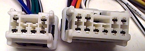 Factory Radio Replacement Wires That Plug into The Original Radio from a Nissan, Altima, 1995, 1996, 1997