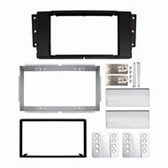 Carxtc Double Din Install Car Stereo Dash Kit for a Aftermarket Radio Fits 2005-2009 Land Rover LR3 Trim Bezel is Painted to Match The Factory Finish