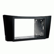 Carxtc Double Din Install Car Stereo Dash Kit for a Aftermarket Radio Fits 2003-2009 Mercedes E-Class Trim Bezel is Black