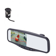 EchoMaster K224R Commercial Grade Backup camera kit includes Under Lip Mount Camera (PCAM-220-N) and 4.3 inch REARVIEW MIRROR CAMERA DISPLAY MIRROR (PMM-4322-COM-PL