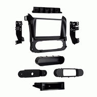 Carxtc Double or Single Din Install Car Stereo Dash Kit for a Aftermarket Radio Fits 2015-2020 Chevrolet Tahoe Trim Bezel is Factory Color