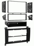 Carxtc Double or Single Din Install Car Stereo Dash Kit for a Aftermarket Radio Fits 2008-2009 Dodge Sprinter w/Sound 5 Radio Trim Bezel is Black