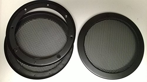 Carxtc 5.25 inch Metal Mesh Speaker Grills - Mid Range Grill - Hidden mounting Bracket for a Nice Look - One Pair