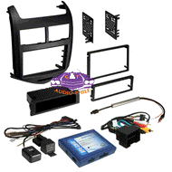 2012-2016 Chevy Sonic Dash Kit Matte Black + Wiring & Antenna GMK315BX